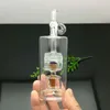 Fumar tubo mini nargunah bongs de vidro colorido forma de metal