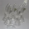 Mini Glass Bongs Dab Rigs hookah 10mm Female Joint With Glas Bowl small Bubbler Beaker Bong Water Pipes Oil Rig