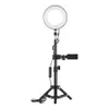 6Inch Dimmable Desktop Selfie LED Ring Light with Phone Holder Camera Ringlight For YouTube Video Live Po Pography Studio2470953