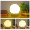 Creative bedroom bedside lamp remote control dimming eye protection nursing night lamp solid wood decoration rechargeable table la5725902