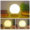 Creative Bedroom Bedside Lamp Fjärrkontroll Dimning Eye Protection Natch Night Lamp Solid Wood Decoration Readgeble Table LA2829556