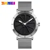 9204 Mode Quartz Montre Hommes Personnalité Conception Simple En Acier Inoxydable Bande 3Bar Étanche Lumineux Montre-Bracelet montre homme