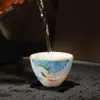 Verres en céramique Pu'er tasse à thé poisson petit bol à thé tasse à thé en porcelaine de haute qualité