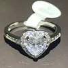 Choucong einzigartiger Luxusschmuck echter 925er Sterling Silber Multi-Stil Ring Weiß Topas CZ Diamant Edelsteine ​​Frauen Hochzeit Band Ring für Liebhaber