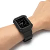 IWATCH 4 3 2 1 밴드 손목 스트랩이있는 실리콘 스포츠 시계 밴드 교체 용 액세서리 42mm 38mm