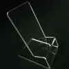 iPhone 15 14 Pro Max Phone 디스플레이 스탠드 Apple 13 12 8 Plus Samsung Galaxy S24 S23 Ultra Transparent Universal Mobile Kickstand Stent 용 Clear Acrylic Holder Mount