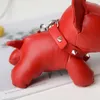 Bulldog Dog Chain Key Chain PU Pieta portachiavi Porta per sacchetto di moda Mashi