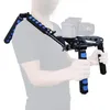 Freeshipping dobrável DSLR Ombro Rig Set 107D Kit Câmara de Filmar Ombro Suporte do Sistema de montagem para DSLR câmeras de vídeo Câmaras de vídeo