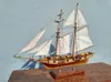 NIDALE model Scale 196 Classics Antique Battleship wooden model kits HARVEY 1847 wooden Sailboat model Y1905308257633