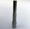 Titan-Spitzen, 10 mm, 14 mm, 18 mm, Titan-Nagel-Außengelenk, Mikro-NC-Kit, umgekehrte Ti-Nagelspitzen im Vergleich zu Quarz-Keramik-Spitzen