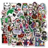 50pcsset filme misto The Joker Cartoon Stickers Car Motorcycle Travel Baluggage Phone Guitar Laptop PVC PVC Brinquedo à prova d'água Stick9303863