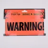 ハロウィーン警告テープサインパーティーDIY装飾トレンディなプラスチックハロウィーンパーティー警告テープサイン装飾窓の装飾