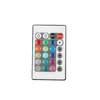 Controladores RGB RG12V 24key RGB controlador IR remoto com mini dimmer para 5050/3528 LED tira luzes 12V