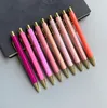 Ballpoint Pen Bright Color Rollerball Pen Ball Pens for School Supplies Office Stuff