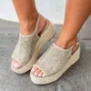 er Shoes Women Platform Sandals Female Beach Shoes Wedge Heels Peep Toe Sandals WSH3335252W3741909