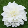 100pcs couleur blanche tête de fleur artificielle mariage rose pivoine hortensia bouquet de mariée décoration de mariage bricolage fête à la maison faux Flowe252O