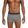 Mens Hot Sexy Panties Fashion Comfort Underwear Bulge Pocket Breathable Underpants Sexy Boys Striped Boxer Shorts
