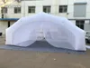 كبيرة نفخ خيمة 8 متر بيضاء حديقة التخييم هيكل تفجير حزب سرادق للخروج في الهواء الطلق وعرض الإعلان
