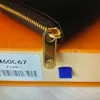 M60067 Zippy Monety Torebka Moda Skóra Kobiety Krótki Portfel Zipper Portmonetki Compact Card Monety Pocket Uchwyt Studka Pochette Zip Portfele 60067