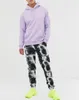 Mens Designer Tie Dye Pants Fashion Mens pantalons crayon lâche occasionnels pantalons pour hommes avec cordon