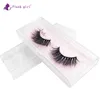 Fabriks grossist 1Pairs FG-serie bra kvalitet 3D 100% äkta mink Naturliga tjocka falska ögonfransar Handgjorda lashes Makeup Extension