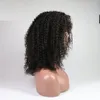 Hair Brazilian Human 130 Swiss Wigs 10 30 Deep Wave Glueless Front Lace Wig For Black Women Kinky Curly 418 2