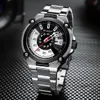 CURREN Design montres montre pour hommes horloge à Quartz mâle mode montre-bracelet en acier inoxydable avec Date automatique casual affaires nouveau Wat2097