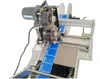 Nieuwe hete verkoop semi-automatische ronde fles etikettering machine met lint drukmachine