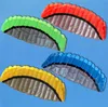 2020 Nytt Bästa pris 20st Färgglada 2,5 m 2 Linje Stunt Parafoil Power Sport Kite Gratis frakt