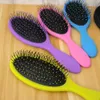 10st / Lot Hair Comb Brush Salong Detangling Kids Gentle Kvinnor Män Kammar Våt Torra Bristlar Handle