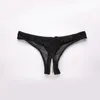 Sexy Mulher exótica Lace Briefs Lingeries Intimates Pérola Massagem Rubs Cuecas Briefs cintura baixa Underwear Sex Calças Ladies Briefs