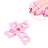 NA043 100pcs Toe Separators Nail Art Soft Foam Sponge Toe Separator Finger Separator Nail Art Tools Feet Care Manicure Pedicure Nail Salon