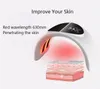 2022 Macchina per maschera facciale con luce LED professionale Photon PDT 7 colori Sbiancamento viso per trattamento dell'acne