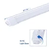 65W R17D LED Tube T8 8FT LED T8 Ampoule Lumière 45W 96 '' 8 Pieds Lumière V Forme Double Rangée 65W R17D LED Tube