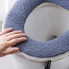 Thicken Warme Zachte Toiletzitting Cover met ritsen Mat Deksel Closestort Wasbare Doek Seat Cover Pads Toiletzitting Case