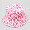 30 couleurs enfants seau chapeau décontracté fleur soleil imprimé bassin toile Topee enfants chapeaux bébé bonnet casquettes YD0156