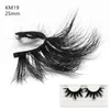 NEW 25 milímetros Cílios 3D Mink cílios 25 milímetros real Mink Lashes High Volume Big Dramatic Fluffy Falso maquiagem pestana Extensão Ferramenta