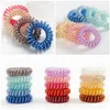 Multi colors 39 cm chain Telephone Wire Hair Tie fashion Jelly Hair Rope Candy Color large size Telephone Wire Hair circle T9I0025426267