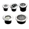 Utomhus LED Underground Ljusgolv Lampa IP67 Vattentät 3W / 6W / 9W 85-265V LED Utomhus Ground Garden Golv Yard Lampa Landskap Ljus