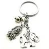 New Tribal Ethnic Keychain Unique Thailand Buddha Pikanet Ganesh Gift Keychain Incense Burner Jewelry Elephant Car Keychain Female 347