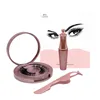 Magnetischer Flüssig-Eyeliner, Wimpern-Pinzetten-Set, Make-up-Set, wasserdicht, langlebig, Magnet-Eye-Liner, 3D-Falsche Wimpern