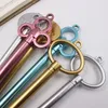 0.5mm Chave Do Vintage Caneta Gel De Plástico Criativo Bonito Canetas Kawaii Para Crianças Novely Item Material Escolar Frete Grátis