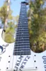 Custom KH-2 2009 Ouija Blanc Kirk Hammet Signature Signature Guitare électrique Poigrie de revente, Floyd Rose Tremolo, Tuners de verrouillage