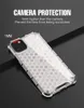 Shockproof Armor Cell Phone Cases for iPhone13 13Mini 13Pro 12Pro 11 Pro X XR XS Max 7 8Plus Honeycomb Back Cover