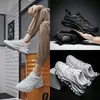 2020 transpirable Chunky las zapatillas de deporte de los hombres de los zapatos corrientes de aire de malla ligera al aire libre zapatos que activan Deportes tobillo botas de formación