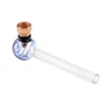 2019 130MM Monochromatic Striped Balloon Glass Pipe