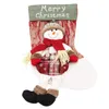 Decorazioni natalizie Simpatiche decorazioni natalizie Ornamenti di Babbo Natale Borsa regalo per calze Pupazzo di neve Decorazioni per renne Forniture per alberi1