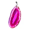 wholesale 10Pcs Charm Natural Geode Agate slices pendant Colorful Shape Of Freeform Druzy Geode Agate Fashion Beads Pendant Jewelry