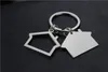 Nyckelringar Lanyards Metal House -formade nyckelringar Keyrings House Design Car Key Chain Custom Gifts for Promotion JT8Y