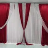3M High x6M Wide Wedding Backdrop with Swags Event and Party Fabric Beautiful Wedding Backdrop Curtains